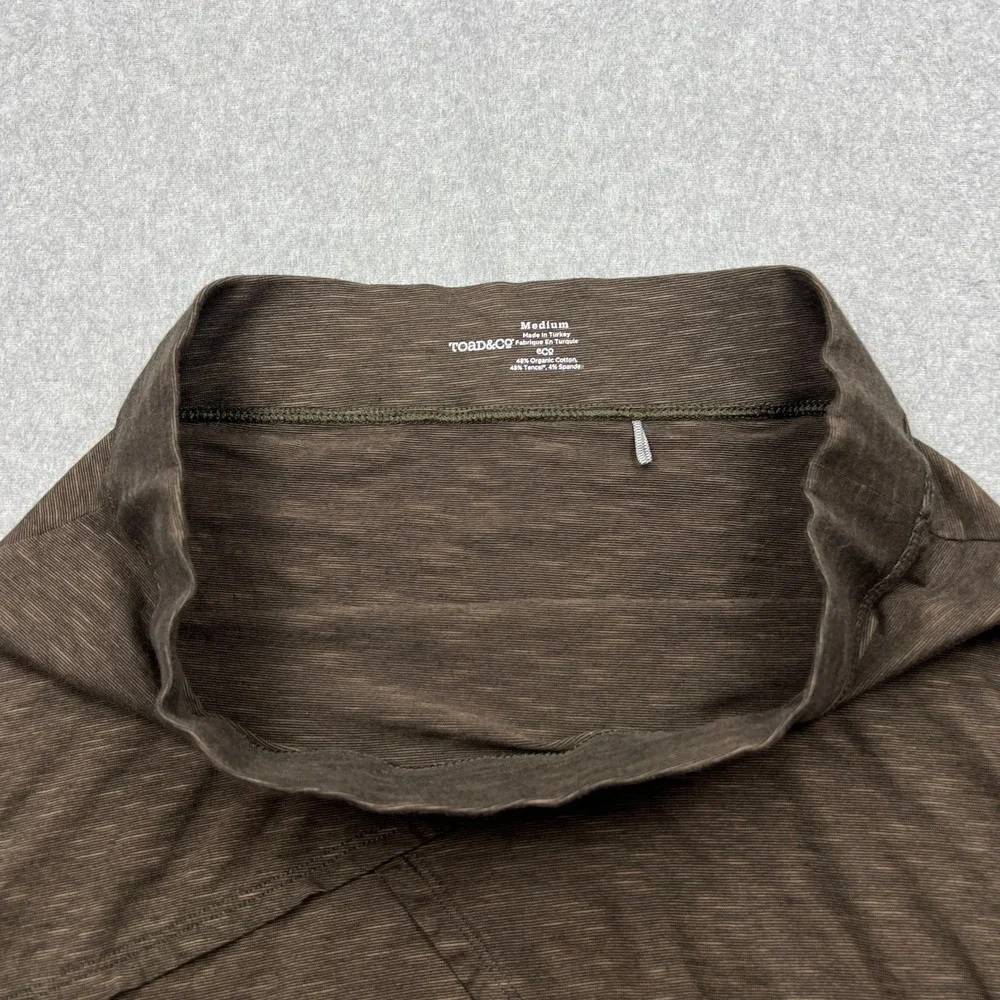 Toad&Co Oblique Skirt Womens Medium Brown Heathered Asymmetrical A-Line Stretch